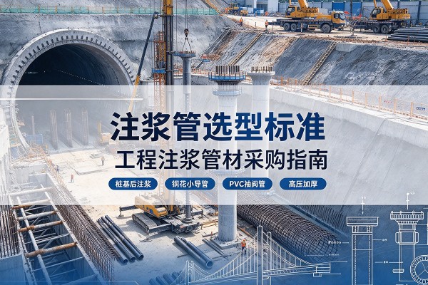 襄都注浆管选型标准
