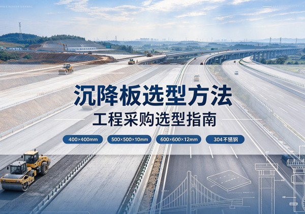 襄都沉降板选择方法